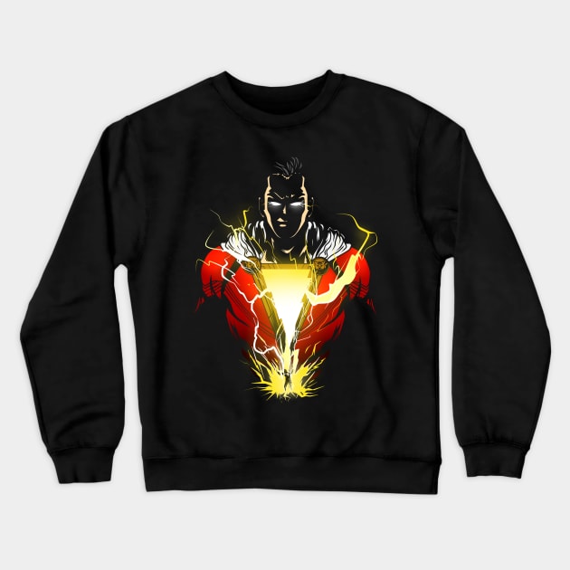 S H A Z A M Crewneck Sweatshirt by PanosStamo